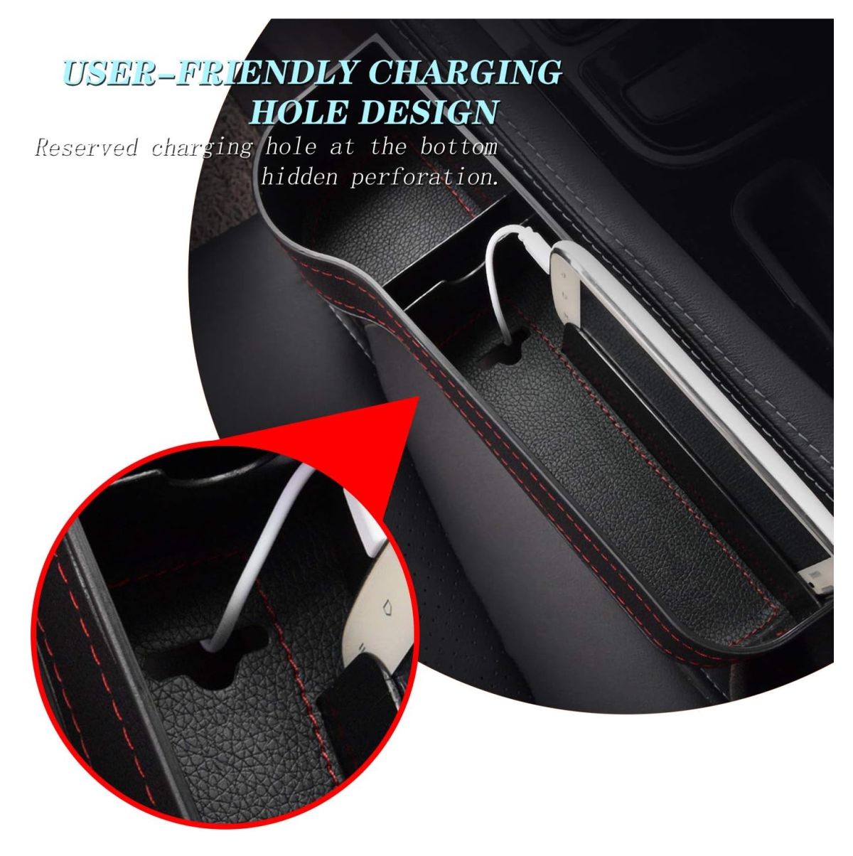 Miniatura 3 de Organizador Carro Bolsillo Porta Vaso